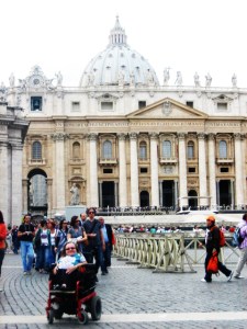 Monica at Vatican City